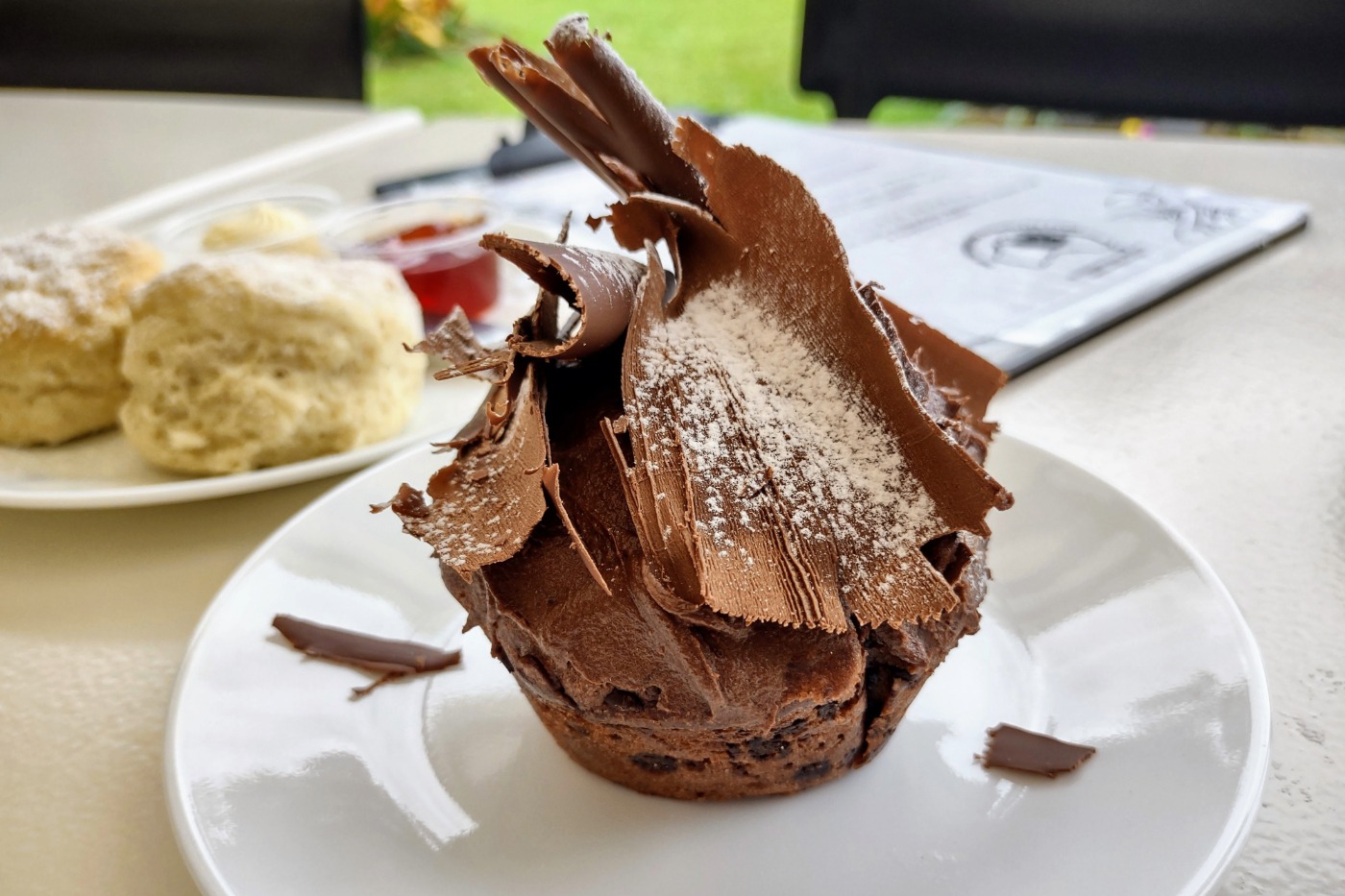 Delicious chocolate cake at The Australian Chocolate Farm near Port Douglas.