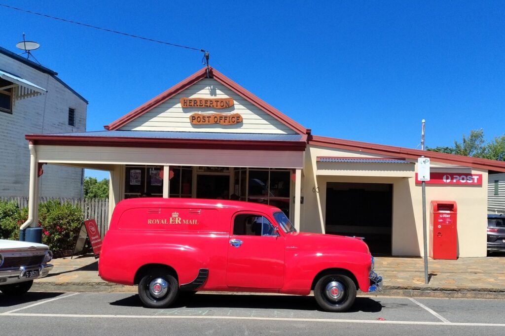 Herberton Jacaranda Festival Vintage vehicles on the street