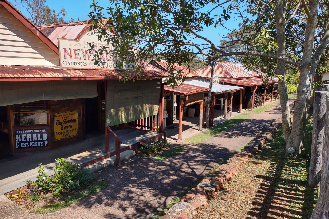 Old buildings at Herberton Historic Village