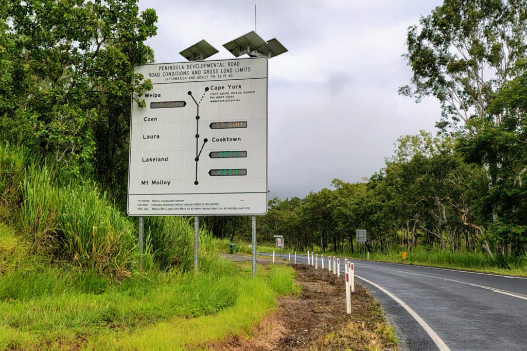 road sign