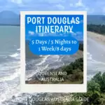 5 Day Port Douglas Itinerary Port Douglas Itinerary beach photo with text